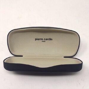 Pierre Cardin Paris Matte Black Hard Shell Case For Glasses